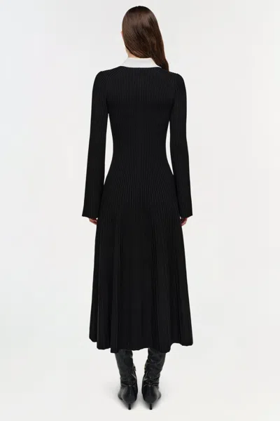 Simkhai Philippa Knit Mini Dress In Black In Black