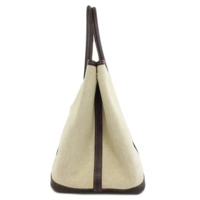 Pre-owned Hermes Garden Marron Toile H Negonda Leather Tote Bag ()