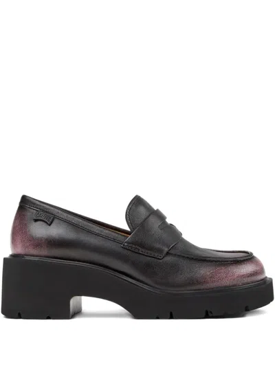 Camper Milah Penny Loafer In Black