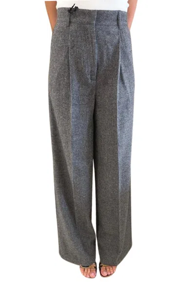 Marsēm Women's Trousers Marsem Virgin Wool In Gray