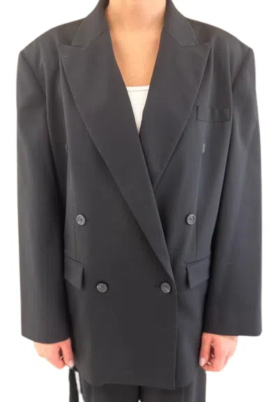 The M Women's Jacket  Doublepet In Black