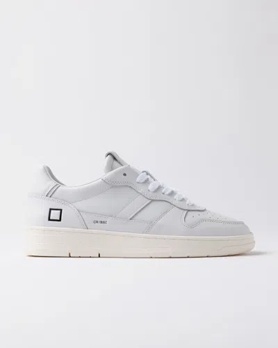 Date Court 2.0 Leather Sneakers In White