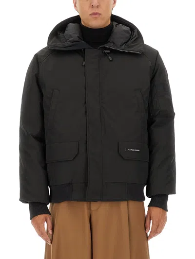 Canada Goose Paradigm Chilliwack Black Label 625 Fill Power Down Bomber Jacket In Black