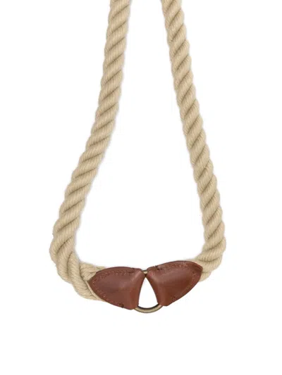 Poldo Dog Couture Bonfire Leash In Neutral