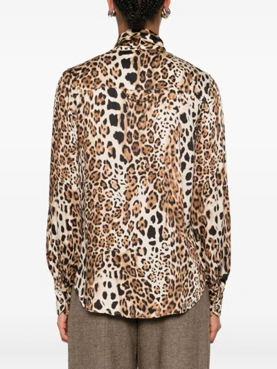 Front Street 8 Bow-tie Printed Blouse In Multi