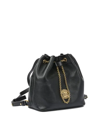 Chloé Chain Detail Backpack Adjustable Straps In Black