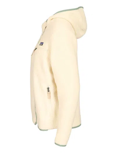 Patagonia Brushed Fleece Jacket Knitwear Green In Multi