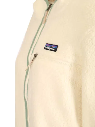 Patagonia Brushed Fleece Jacket Knitwear Green In Multi