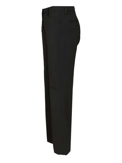 The Latest C-abbie Skinny Poli/lana Trousers Black In Black
