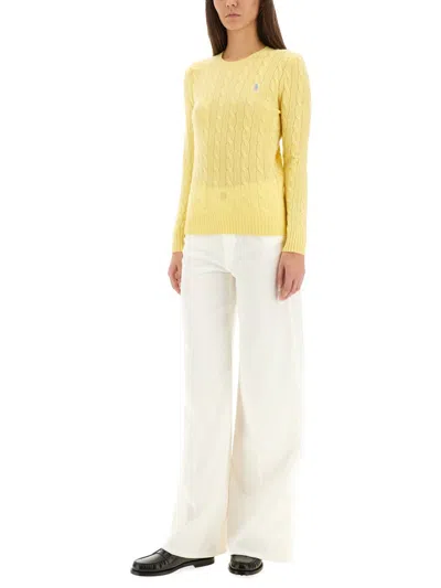 Polo Ralph Lauren Cable-knit In Yellow