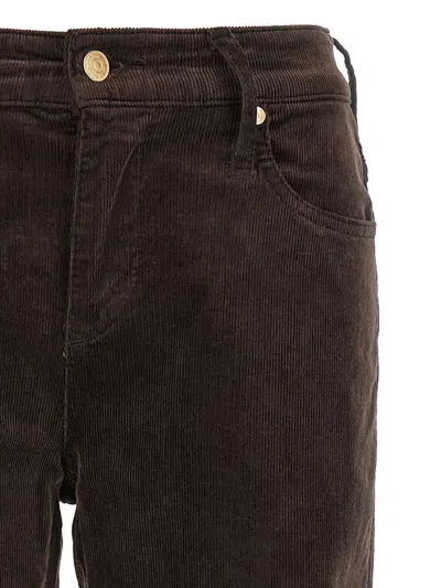 Seven Calie Straight Denim Jeans In Brown