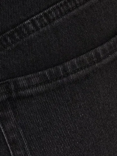 Seven Black Stretch Denim Jeans In Black
