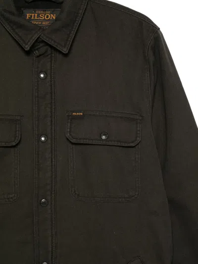 Filson Canvas Workshirt In Black