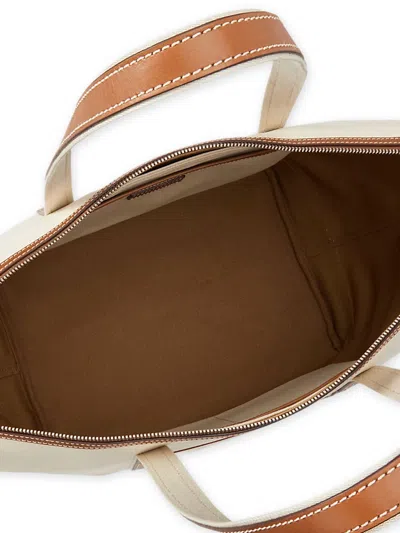 Polo Ralph Lauren Canvas Travel Bag With Leather Profiles