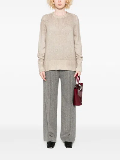 Avant Toi Cashmere Crewneck Pullover In Neutral
