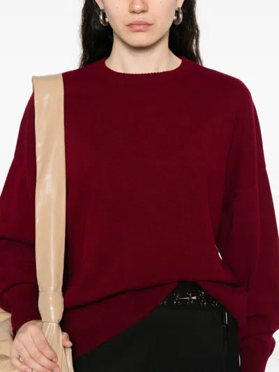 Beyou Pullover Mit Rundhalsausschnitt In Burgundy