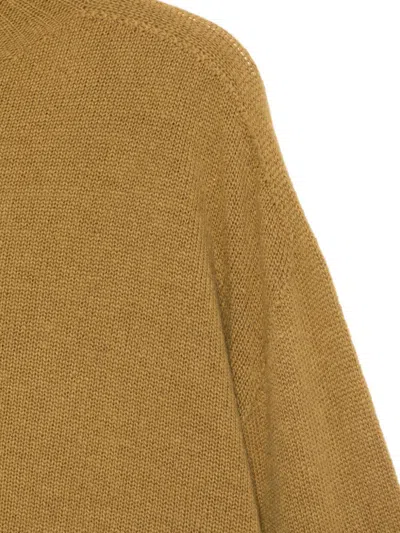 Alysi Cashmere Turtle-neck Jumper In Brown