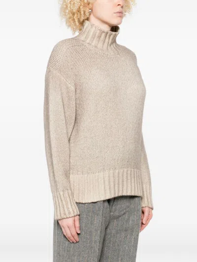 Avant Toi Cashmere Turtle-neck Jumper In Brown