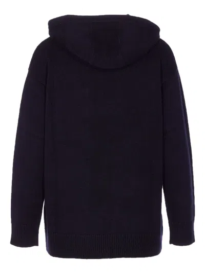 Max Mara Cashmere Wool Sweatshirt In Black