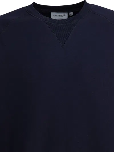 Carhartt Chase Sweatshirts Blue In Blue