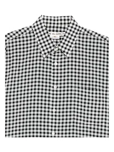 Comme Des Garçons Long Sleeve Shirt Featuring Chest Pocket In White
