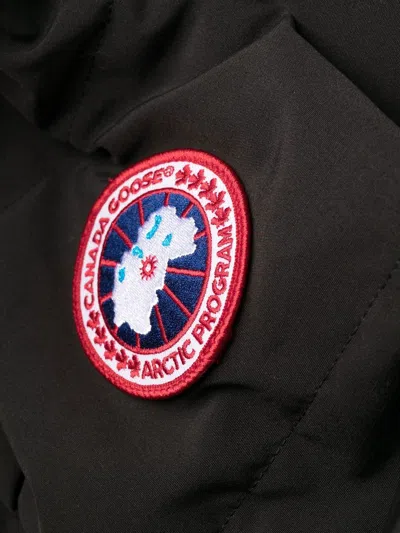 Canada Goose Black Polyester Blend Chelsea Parka In Black