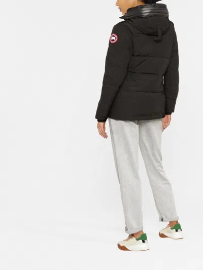 Canada Goose Black Polyester Blend Chelsea Parka In Black