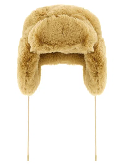 Goldbergh Cher Fluffy Aviator Hats Beige In Brown