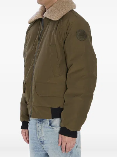 Canada Goose Men Chilliwack Aviator Bomber Jacket In Brown