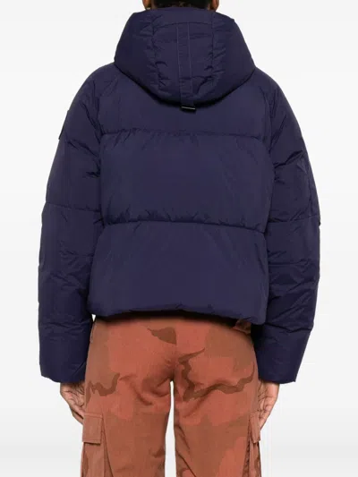 Canada Goose Chilliwack Down Hooded Puffer Jacket In Blue
