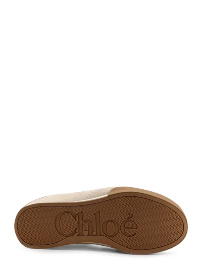 Chloé Multicolor Kick Leather And Suede Sneakers In Neutral