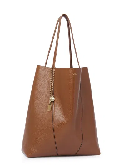 Chloé Spin Leather Shoulder Bag