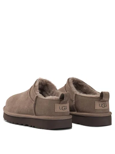 Ugg Classic Micro Ankle Boots Grey In Brown