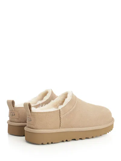 Ugg Classic Micro Boots Beige In Neutral