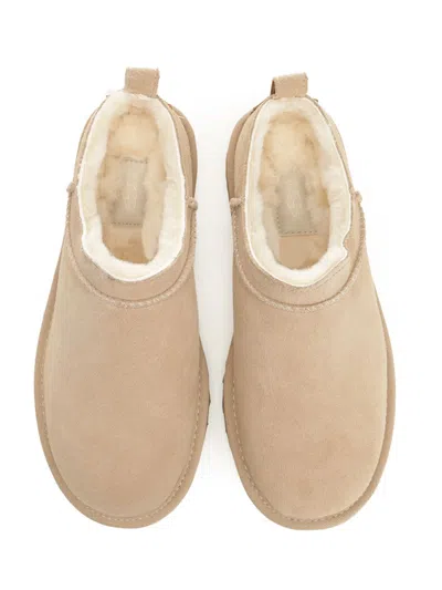 Ugg Classic Micro Boots Beige In Neutral