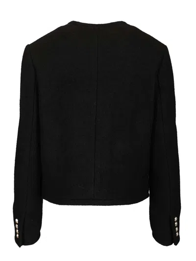 Dunst Classic Tweed Jacket Jackets Black In Black
