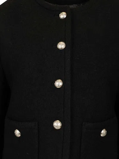 Dunst Classic Tweed Jacket Jackets Black In Black