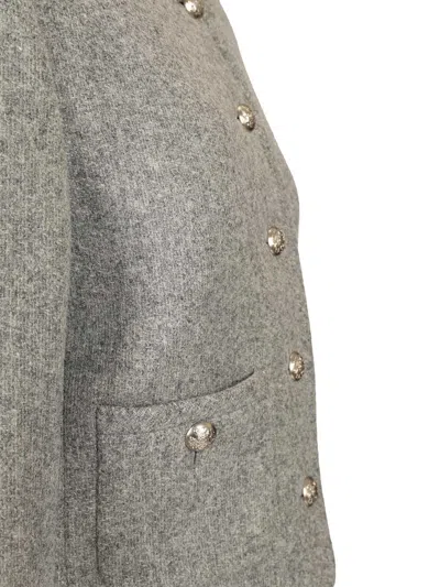 Dunst Button-detailed Patch-pocket Jacket In Gray