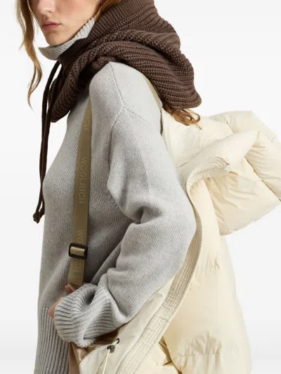 Woolrich Cloud Madison Coat Clothing In Neutral