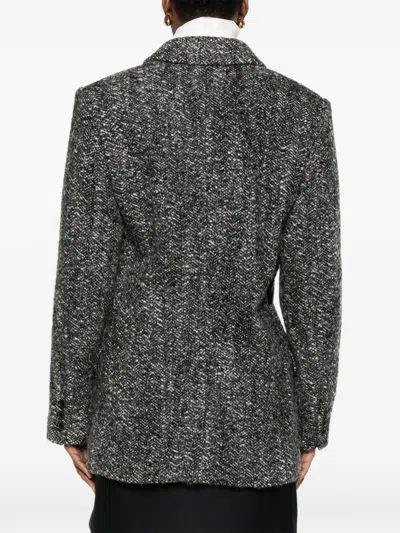 Isabel Marant Double-breasted Coat Featuring Belt Detail In Gray