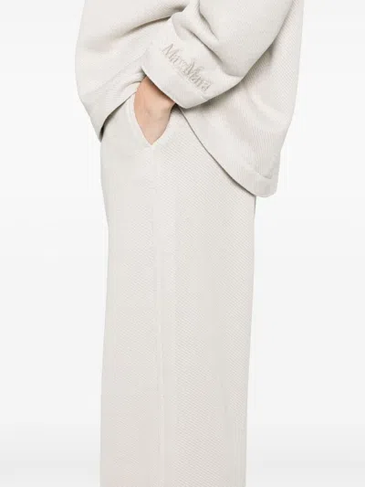 Max Mara Pure Max Mara Cotton Wide-leg Trousers In Multi