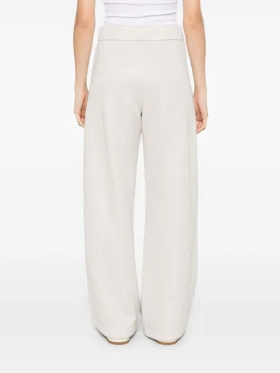 Max Mara Pure Max Mara Cotton Wide-leg Trousers In Multi
