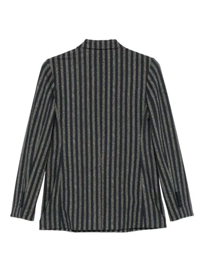 Circolo 1901 Cotton Double-breasted Jacket In Multi