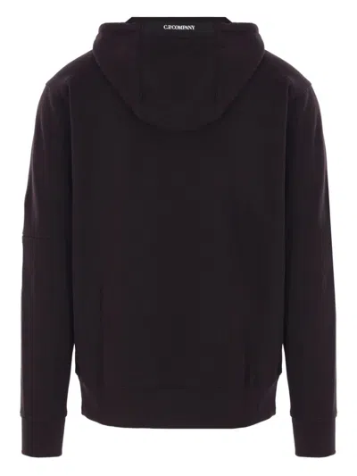 C.p. Company Relaxed-fit Hooded Sweatshirt In Black