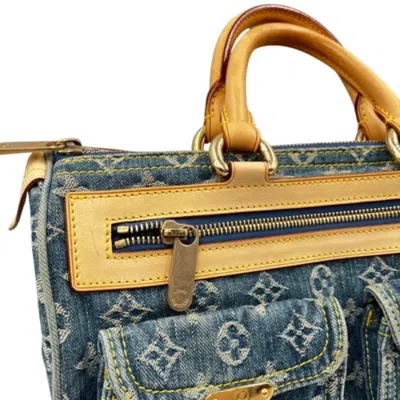 Pre-owned Louis Vuitton Blue Denim Handbag ()