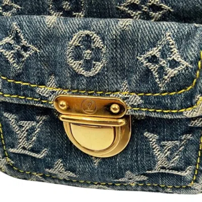 Pre-owned Louis Vuitton Blue Denim Handbag ()