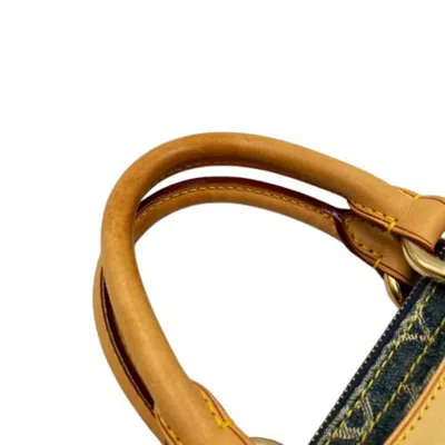 Pre-owned Louis Vuitton Blue Denim Handbag ()