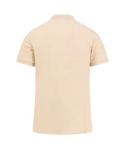 Valentino Cotton Piquet Polo Shirt With Vlogo Embroidery In Brown