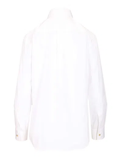 Bottega Veneta Cotton Shirt Shirts White In White