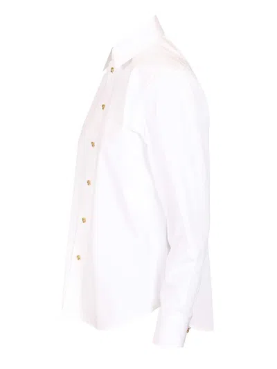 Bottega Veneta Cotton Shirt Shirts White In White